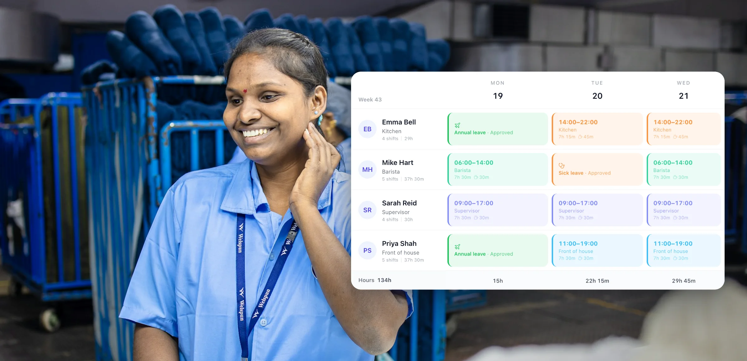 See leave and availability while you plan